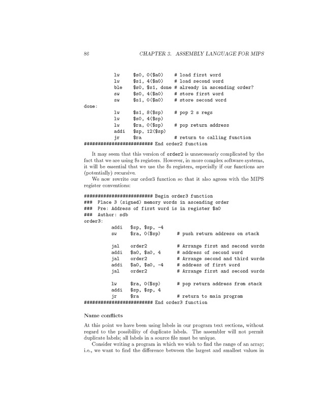 Computer Organization with MIPS - Page 86